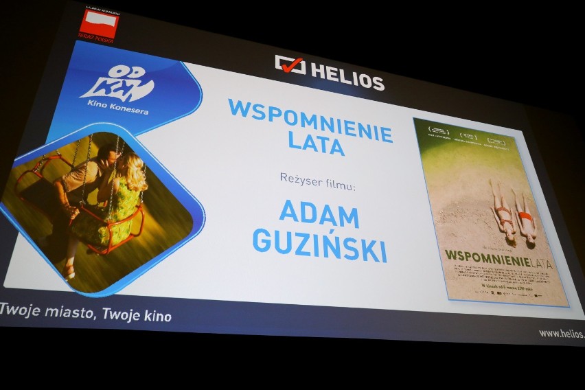 "Wspomnienie lata" i twórca filmu Adam Guziński w kinie...