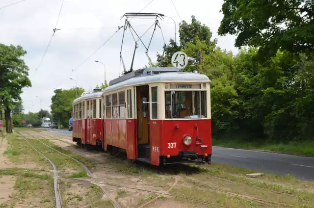 Turystyczny tramwaj linii 0 w Łodzi
