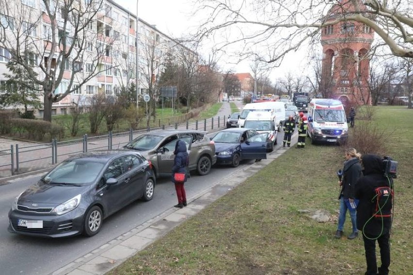 Wypadek karetki we Wrocławiu