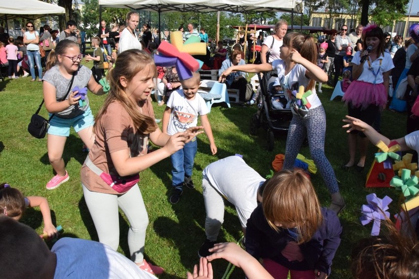 Dzień Dziecka w Sieradzu 2017 z festynem Spółdzielczego Domu Kultury. Impreza obfitowała w atrakcje