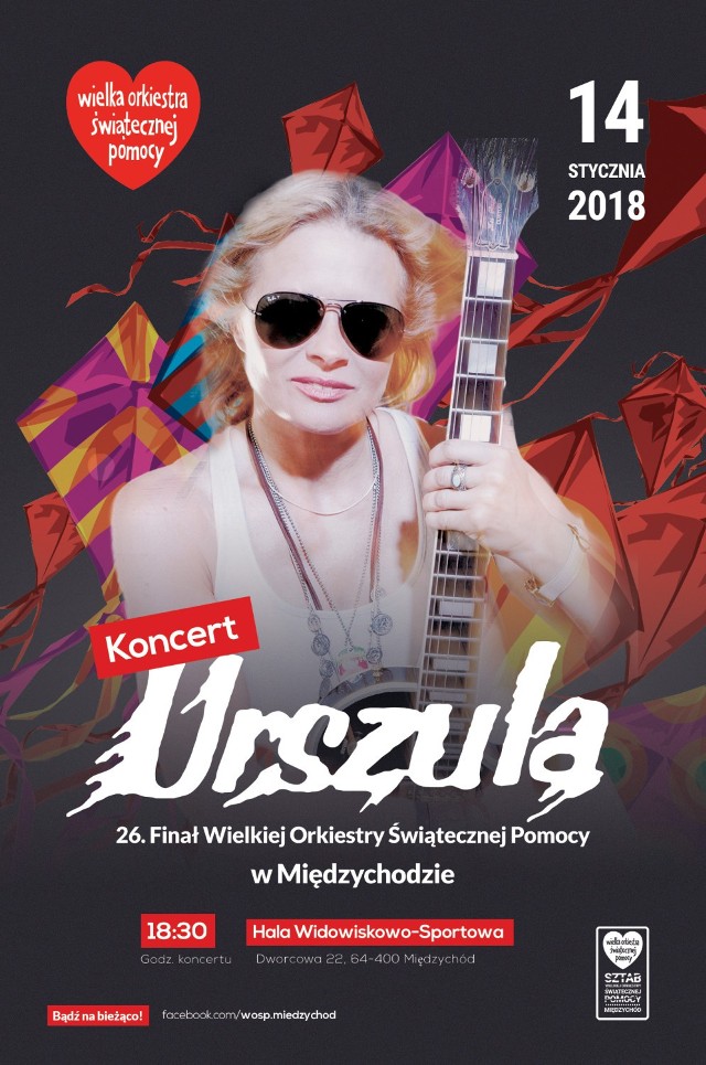 Urszula podczas 26. Finału WOŚP w Międzychodzie