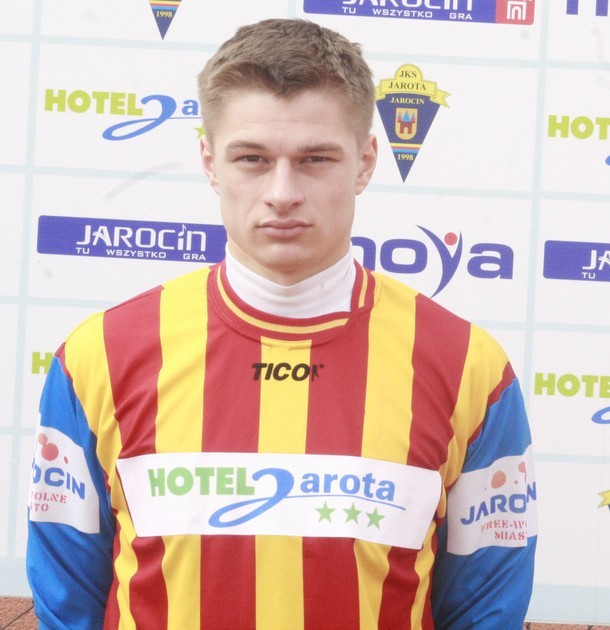 Łukasz Białożyt zwyciężył w plebiscycie na najlepszego piłkarza Jaroty Hotel Jarocin w rundzie wiosennej minionego sezonu.