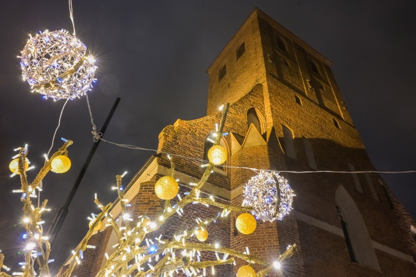 Tak wyglądają świąteczne iluminacje na Starówce w Grudziądzu