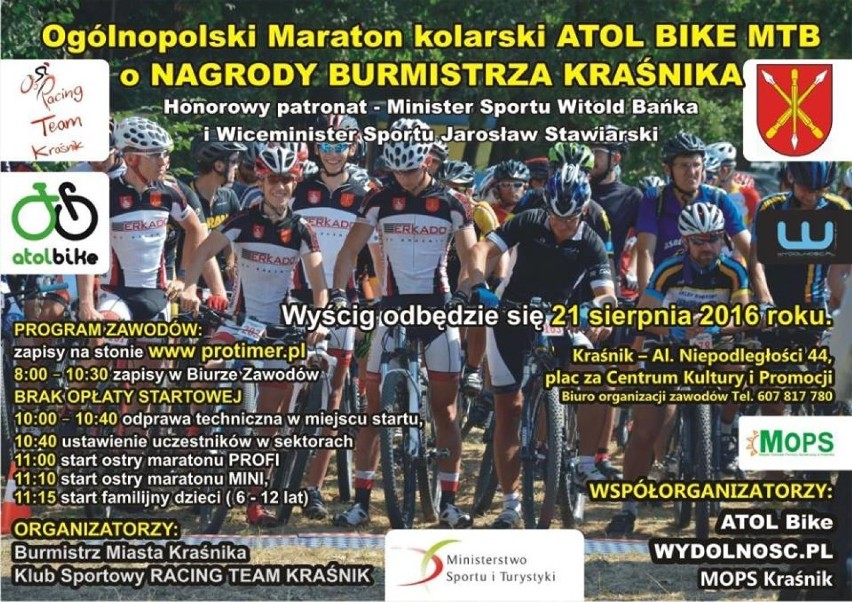 W Kraśniku zorganizują maraton kolarski MTB
Już w najbliższą...