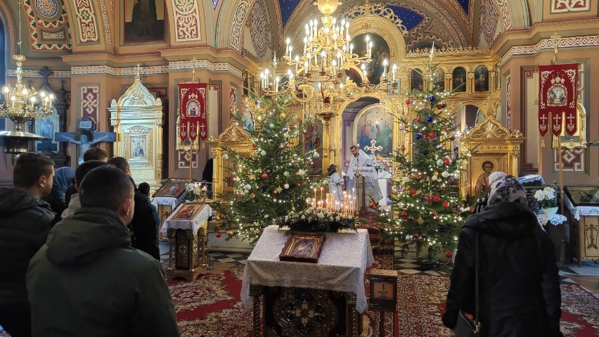 Prawosławne Boże Narodzenie 2023 w cerkwi w Piotrkowie...