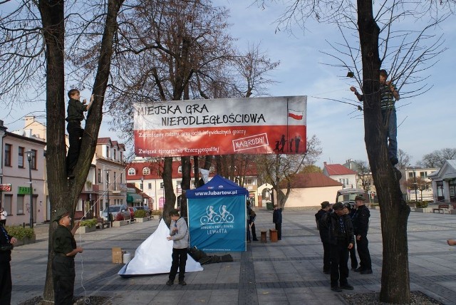 Miejska Gra Niepodległościowa zorganizowana została w Lubartowie po raz pierwszy