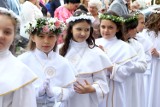 I Komunia Święta w parafii świętego Krzyża w Lesznie 21 maja  2023 ZDJĘCIA