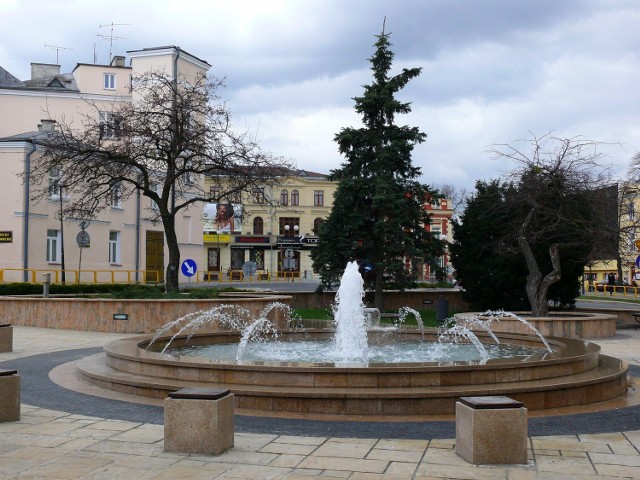 Fontanna na pl. Gdańskim w Chełmie