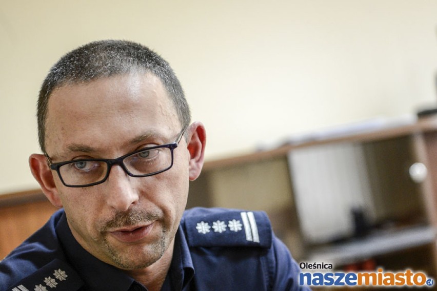 Nowy komendant policji w Oleśnicy Robert Wodejko