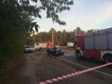 Skrzyżowanie Luboszewskiej z Piaskową. Zderzenie trzech samochodów. Dwie osoby ranne