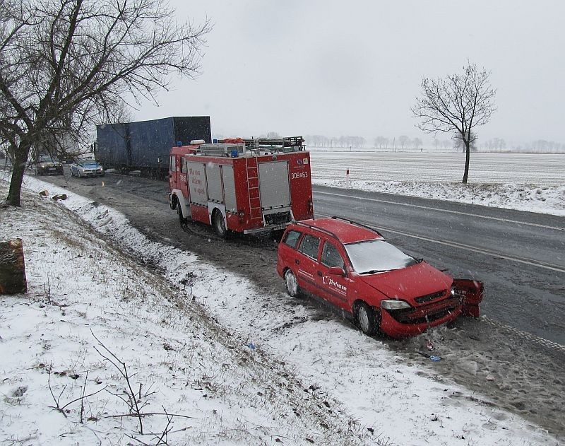 Wypadek w Rosnówku - 8 marca 2013