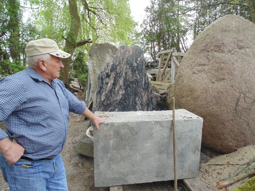 Witold Marcewicz z Bełżyc wykonał już ponad 200 pomników