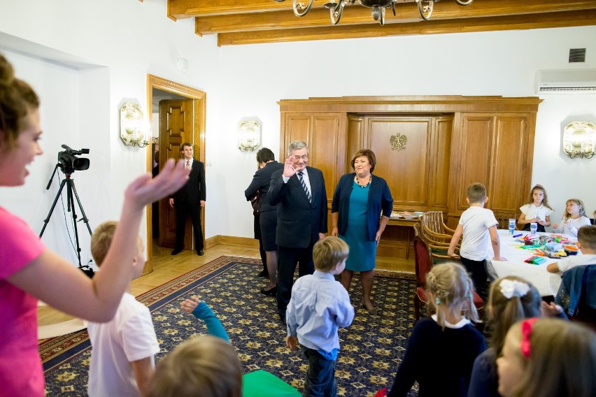 Hania Zaleska: 8-latka z Żor spotkała się z Bronisławem Komorowski, prezydentem RP [ZDJĘCIA]