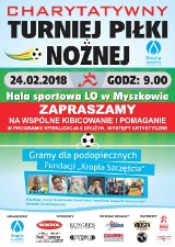 Fundacja Kropla Szczęścia zaprasza na Charytatywny Turniej Piłki Nożnej w Myszkowie