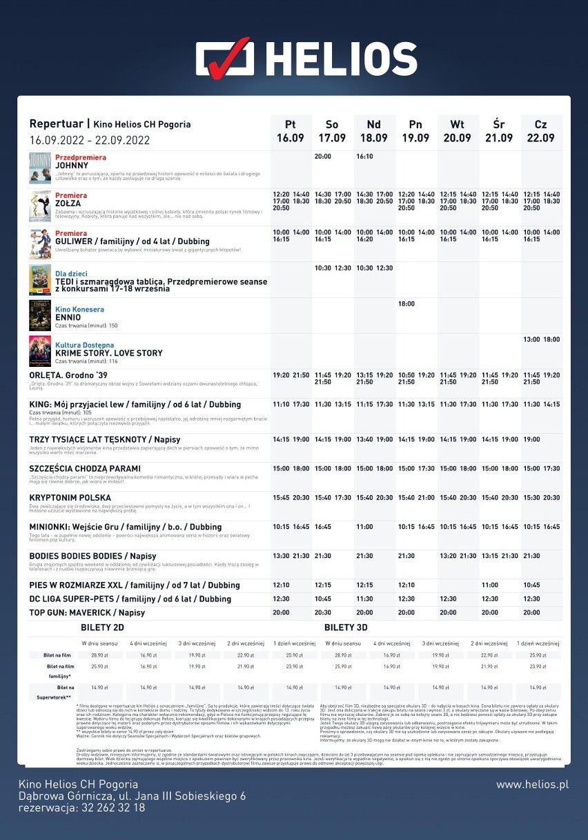 Filmowa jesień w repertuarze Helios! Co teraz grają? Sprawdź!
