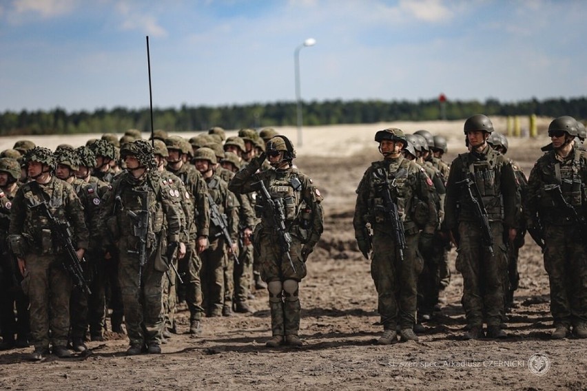 Nasi żołnierze podczas ćwiczeń Niedźwiedź23.