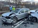 Wypadek w Rudniku. Jedna osoba trafiła do szpitala