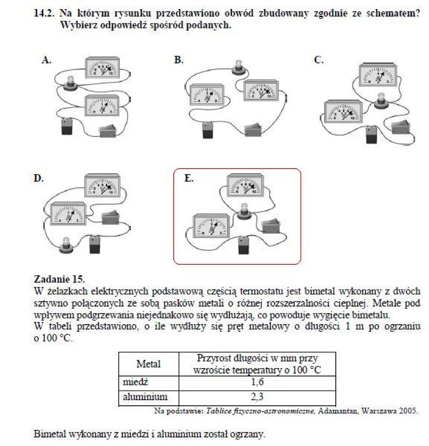 14 listopada 2012 druga część próbnego egzaminu...