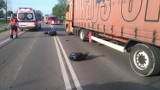 Wypadek motocyklisty w Tuchomiu. Ranny został 37-latek z powiatu gdyńskiego