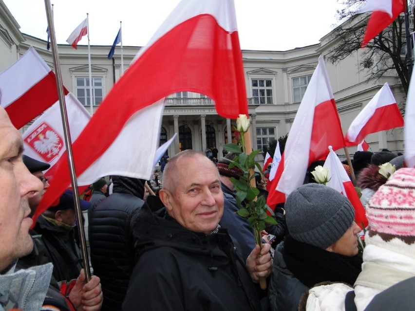 Bytowianie na manifestacji w stolicy