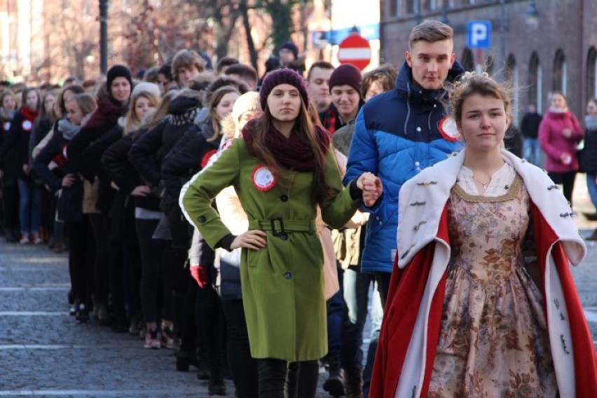 Polonez na starówce w Tczewie