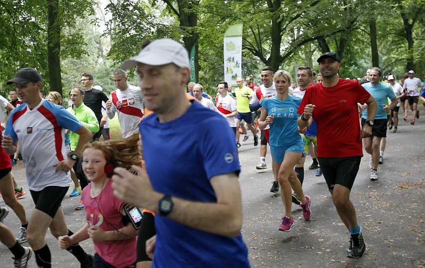 Parkrun Łódź. Bieg w parku Poniatowskiego - 13 sierpnia 2016