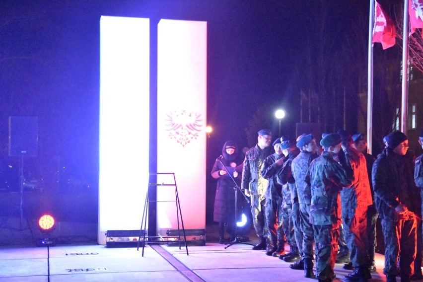Uroczystości powstańcze pod pomnikiem w Wągrowcu. Złożono wiązanki i znicze 
