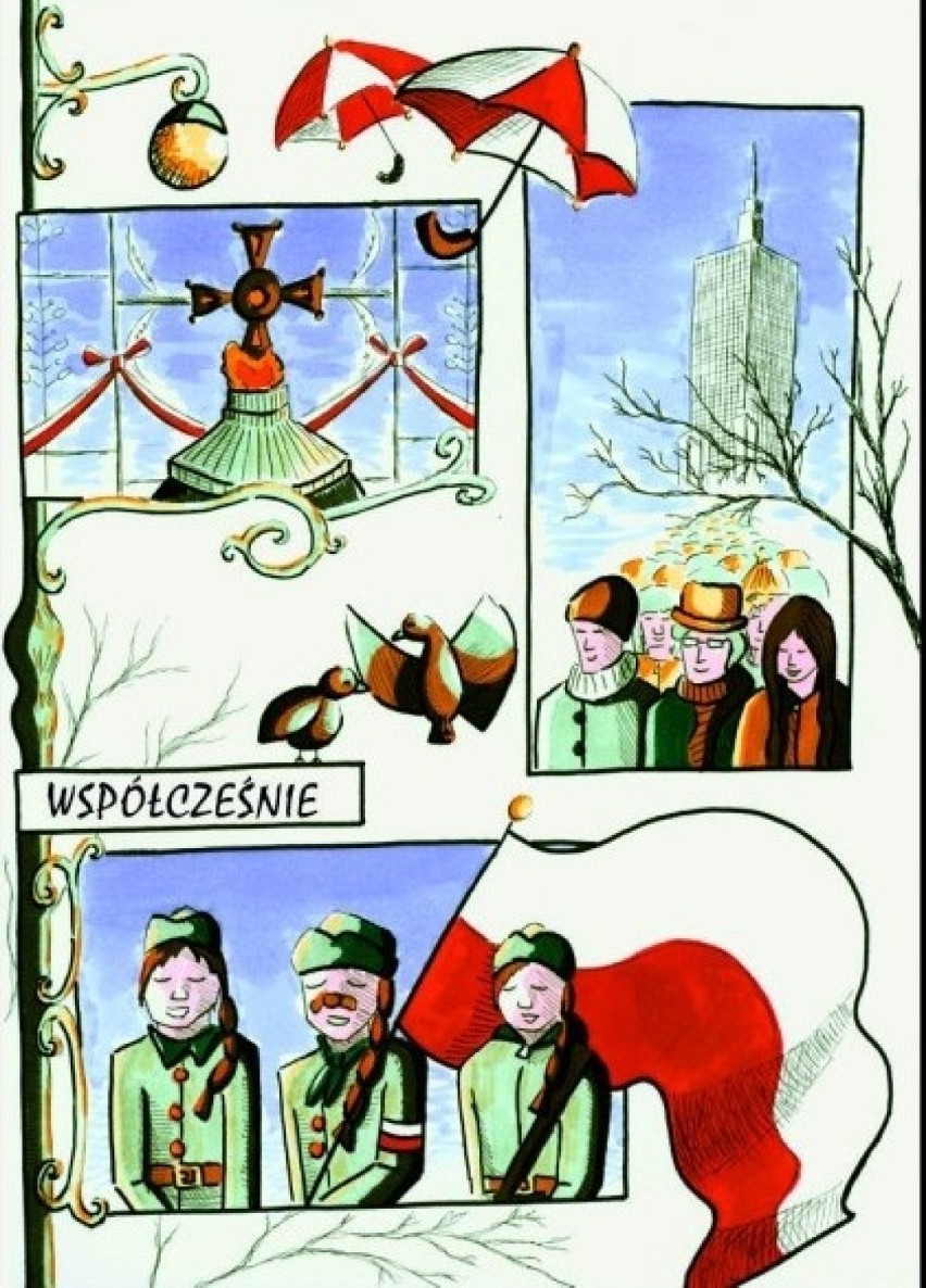 Uczennica ze Szczecina nagrodzona za komiks na 100-lecie niepodległości