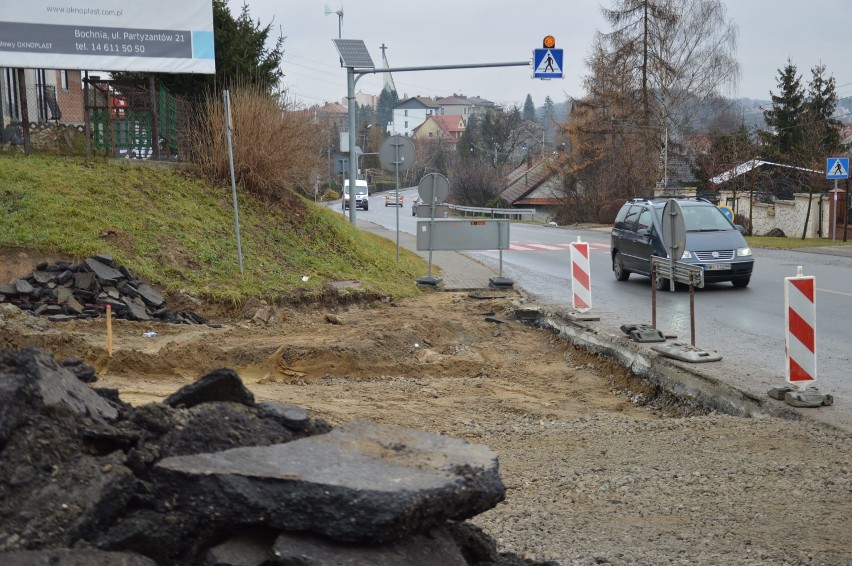 Przebudowa ulicy Armii Krajowej w Bochni, po wybudowaniu...