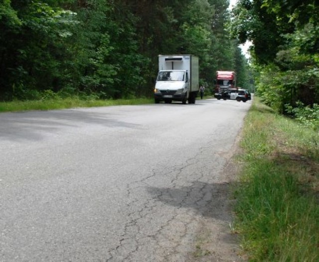 23-letni kierowca mercedesa sprintera potrącił 55-letniego rowerzystę