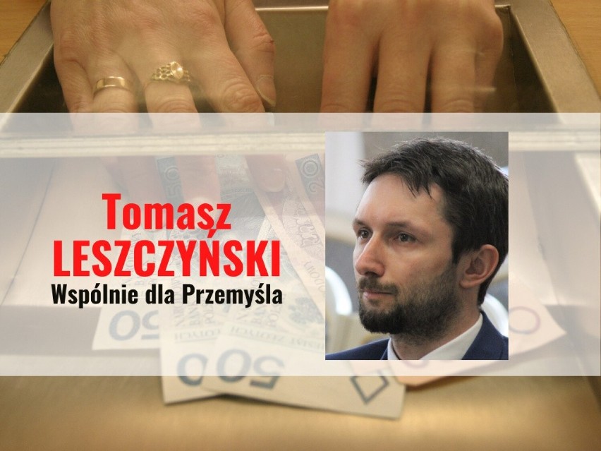 Tomasz Leszczyński, radny klubu Wspólnie dla Przemyśla...