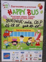 Przystanek Happy Bus przez trzy dni w Bukowcu w gminie Brąszewice. Na dzieci czekają darmowe zabawy