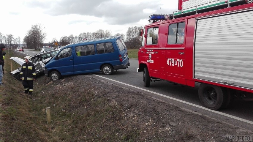 Jedna osoba poszkodowana w wypadku na ul. Gorzowskiej w Praszce