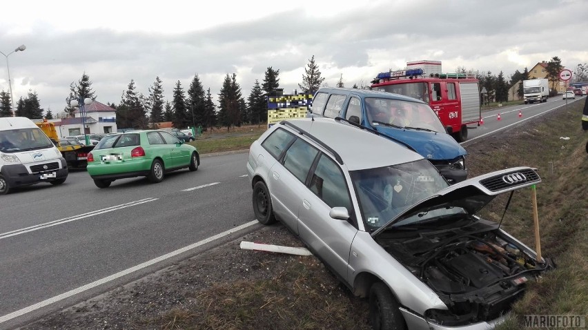 Jedna osoba poszkodowana w wypadku na ul. Gorzowskiej w Praszce