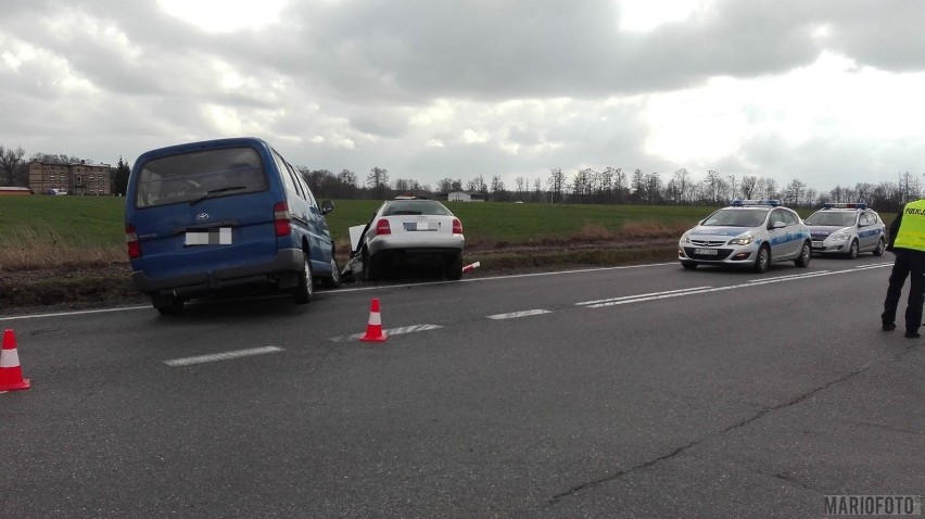 Jedna osoba poszkodowana w wypadku na ul. Gorzowskiej w Praszce