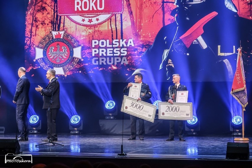 NASI STRAŻACY: Wielka strażacka gala FLORIANY 2019 już za nami. Druh Mariusz Błaszczyk odebrał nagrodę [ZDJĘCIA]