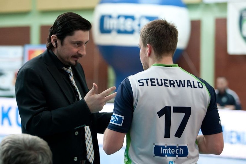 Jakub Bednaruk (z lewej) jeszcze jako asystent trenera...