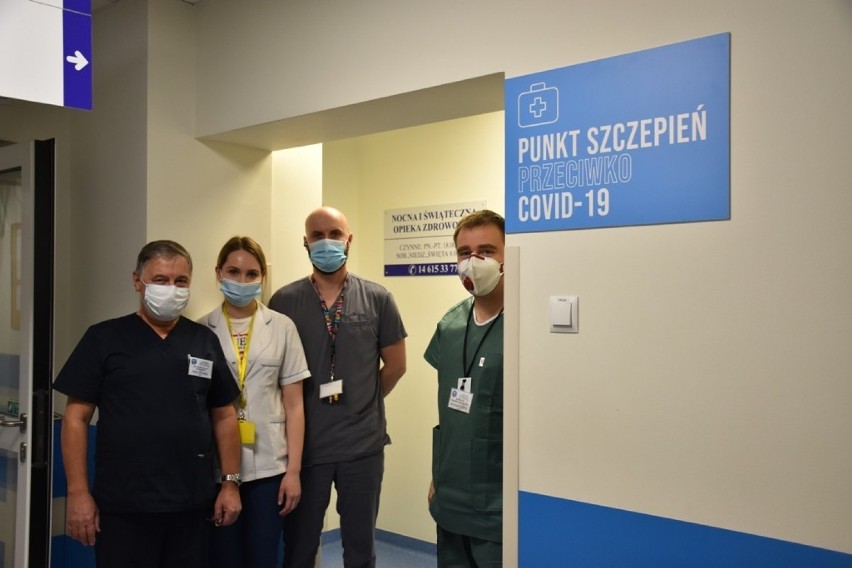 Szczepienia przeciwko COVID-19 w bocheńskim szpitalu