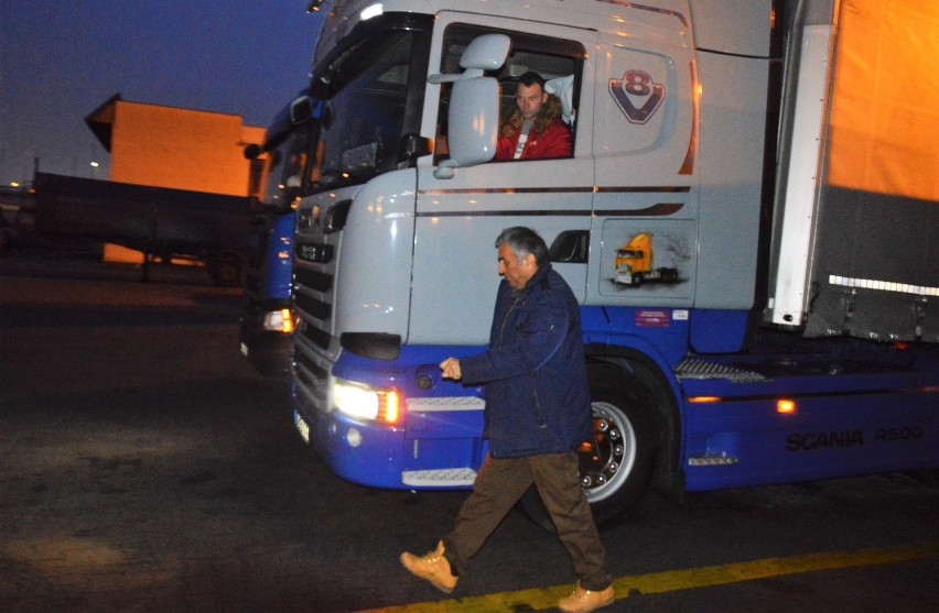 Fardin w sobotę odebrał swoją nową ciężarówkę z Opola.