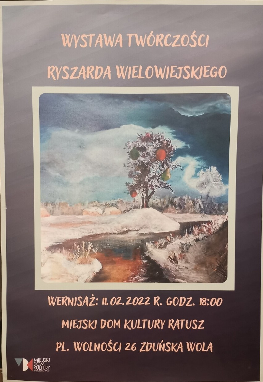 Prace Ryszarda Wielowiejskiego na wystawie w Ratuszu w...