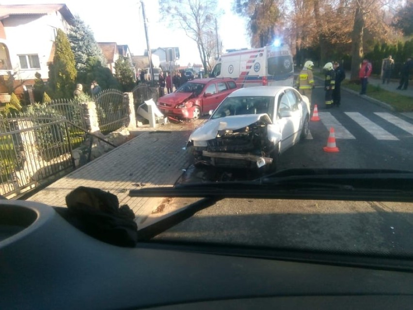 Wypadek drogowy w Dzierzgoniu