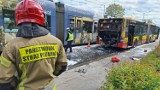 Pożar autobusu w centrum Wrocławia: Utrudnienia i szybka reakcja służb