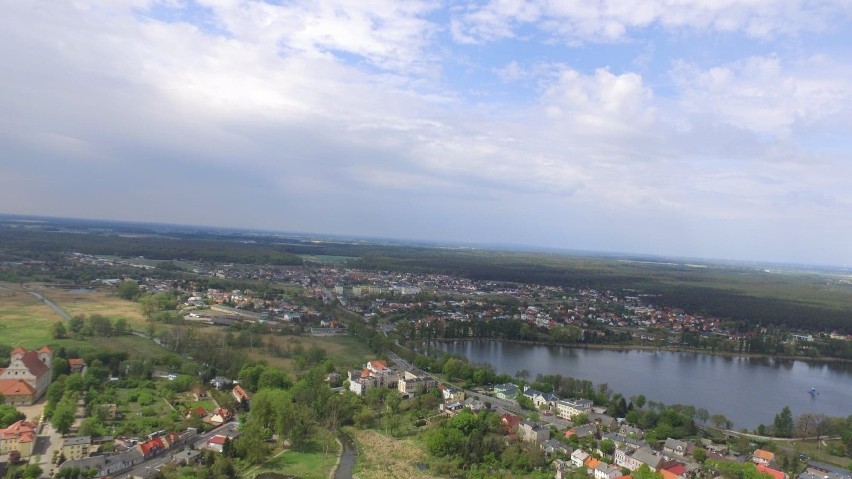 Wągrowiec z lotu ptaka. Zobaczcie, jak wygląda Wągrowiec uchwycony w kamerce drona 