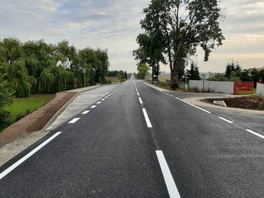 Tak wygląda wyremontowana droga na trasie Gostycyn - Łyskowo