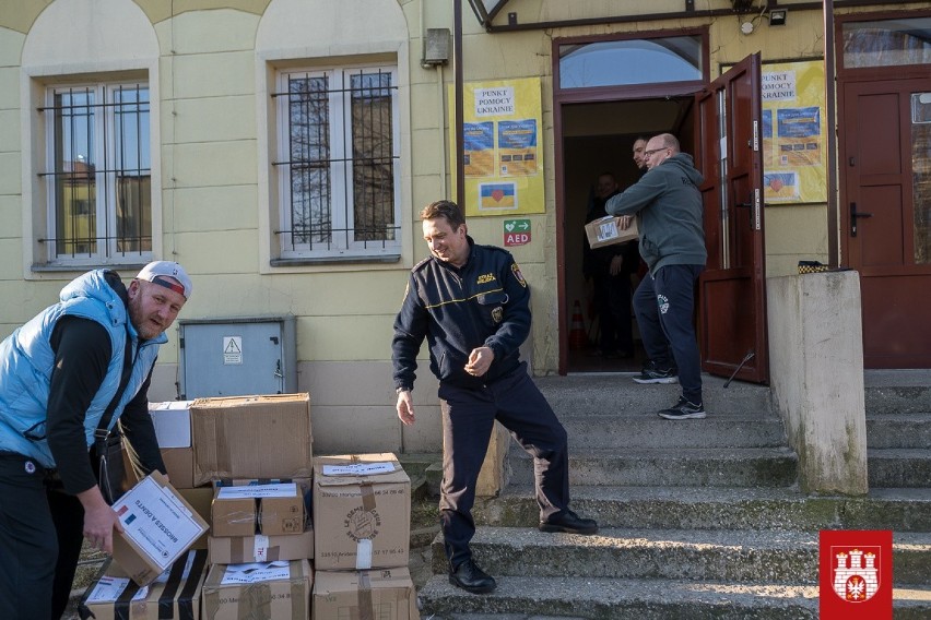 Francuski TIR z darami dla uchodźców - prosto do Zgierza z Bischwiller