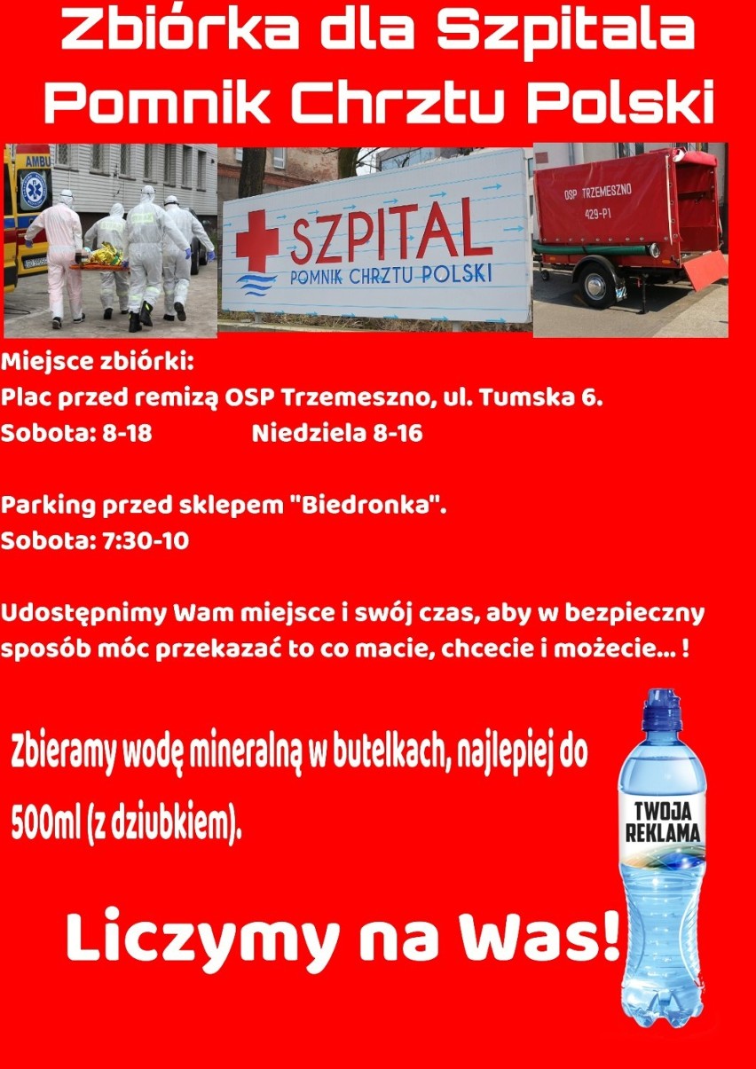 OSP Trzemeszno pomoże w zbiórce dla gnieźnieńskiego szpitala