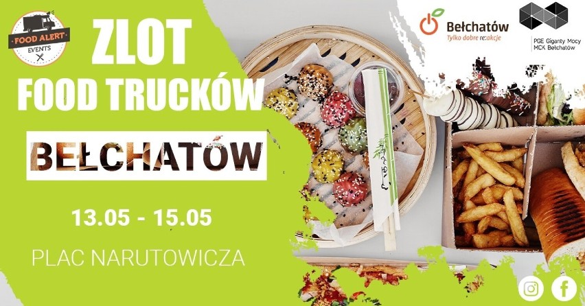 Smaczny weekend z food truckami na placu Narutowicz w Bełchatowie