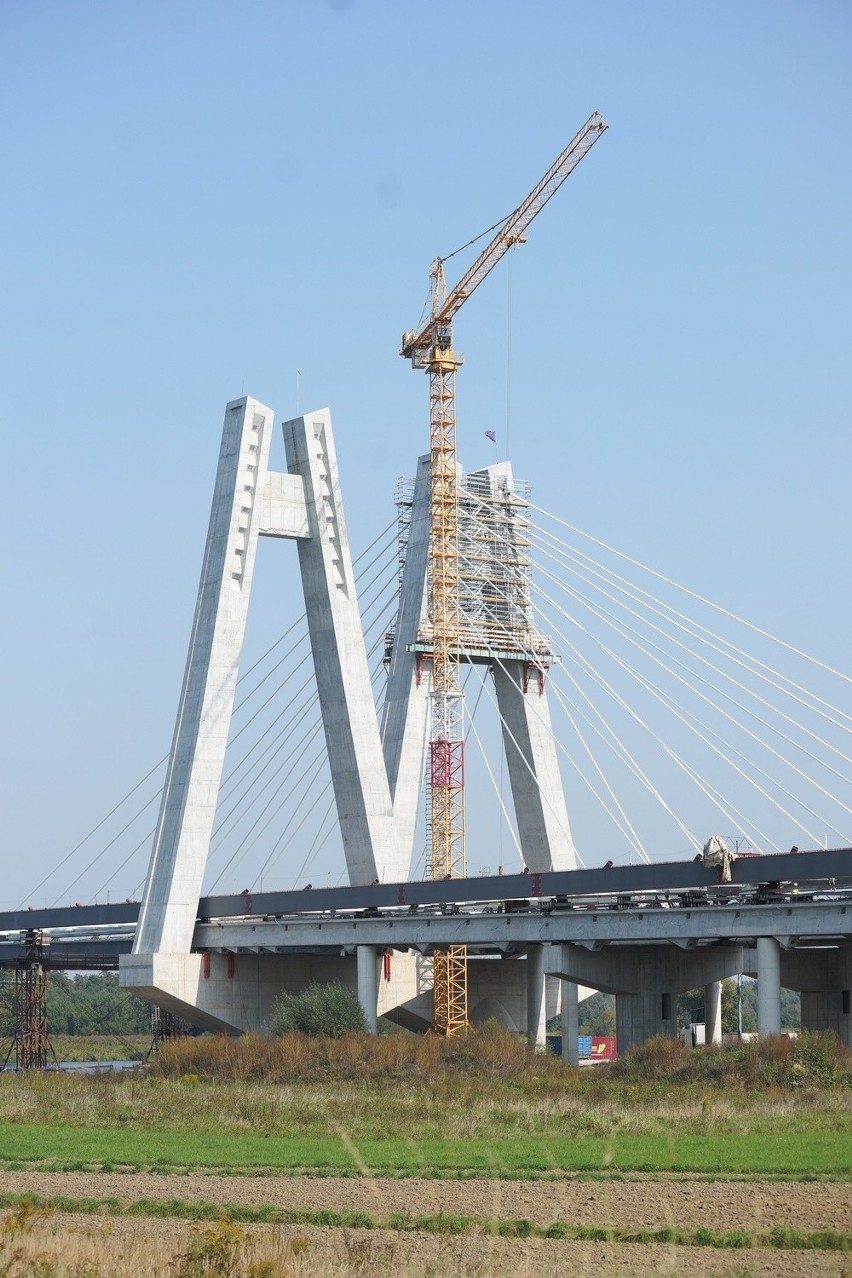 Budowa mostu w ciągu S7 w Krakowie