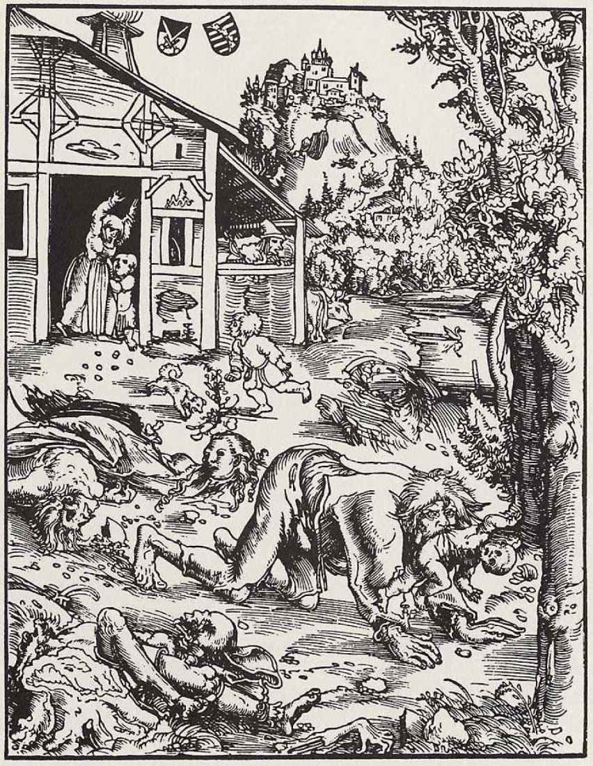 Wilkołak, Lucas Cranach Starszy, 1512 r.