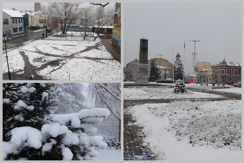Zima we Włocławku - opady śniegu 7 stycznia 2021 r.